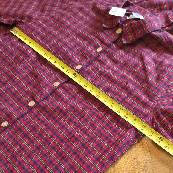 J. Crew Women's Plaid Pajama Set - Red and Blue Tartan 100% Cotton - Picture 7 of 9